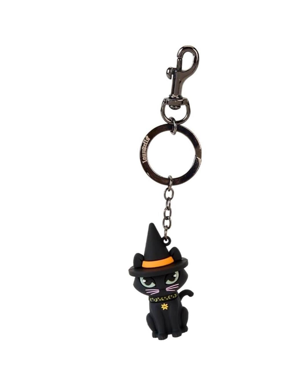 Loungefly Hocus Pocus Binx Costume Glow Keychain NWT